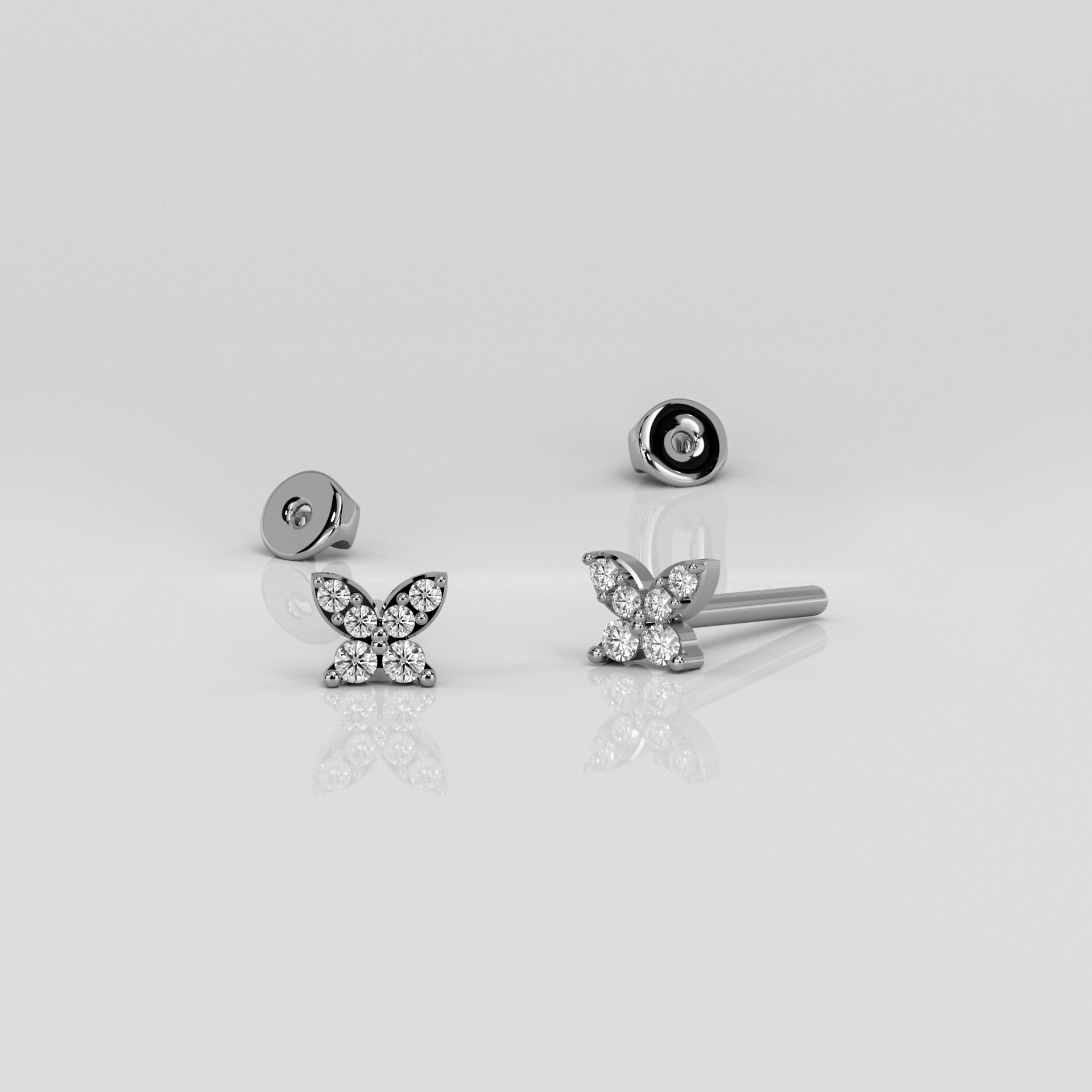 Butterfly studs - Image 3