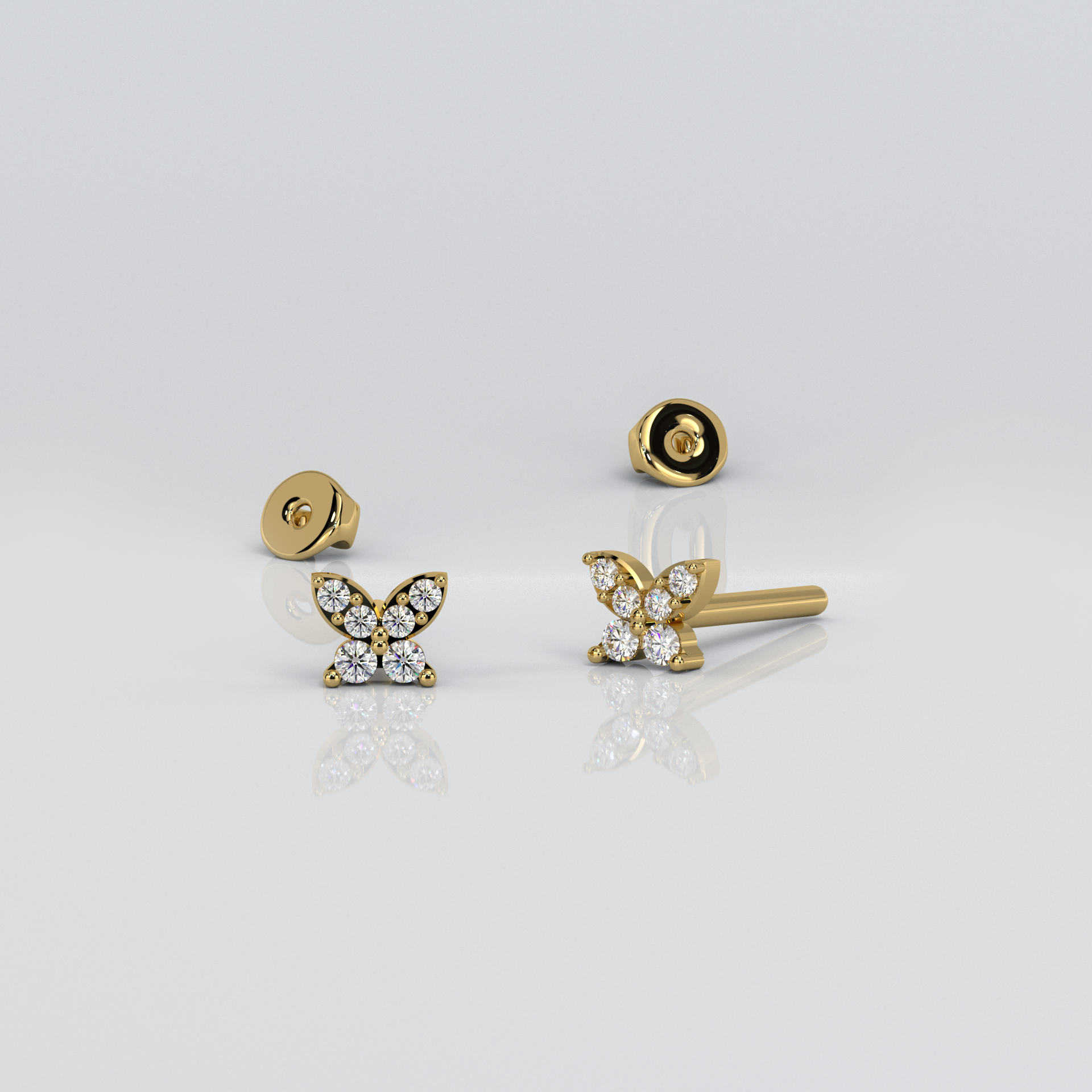 Butterfly studs